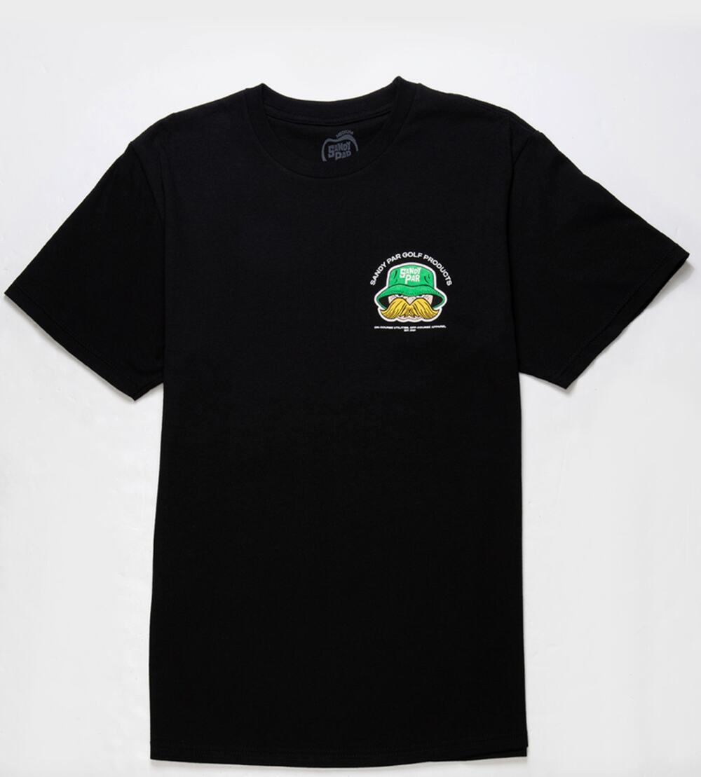 SANDY PAR | MENS LOGO TEE | BLACK | MEDIUM
